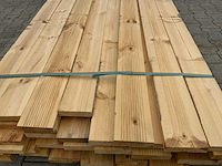 Vuren plank 3900x120x28mm (64x) - afbeelding 6 van  9