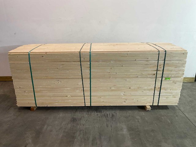 Vuren plank 420x17,5x2,2 cm (120x) - afbeelding 1 van  6