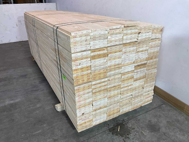 Vuren plank 420x17,5x2,2 cm (292x) - afbeelding 5 van  6