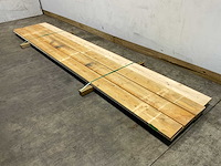 Vuren plank 420x19x2,5 cm (8x) - afbeelding 1 van  9