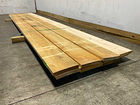 Vuren plank 420x19x2,5 cm (8x) - afbeelding 4 van  6
