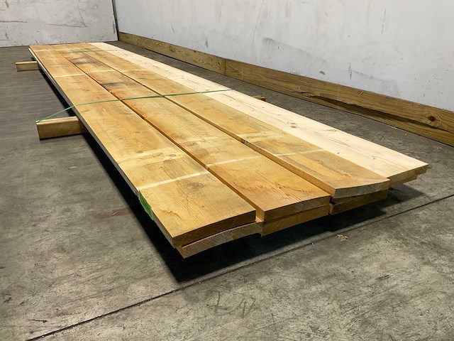 Vuren plank 420x19x2,5 cm (8x) - afbeelding 7 van  9