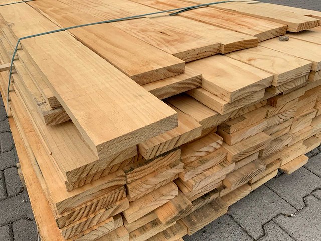 Vuren plank 4250-4880x130x25mm (120x) - afbeelding 3 van  8