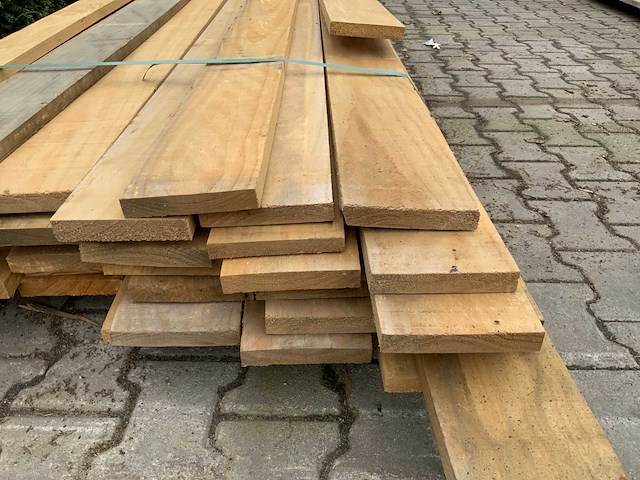 Vuren plank 4280x155x30mm (42x) - afbeelding 7 van  8