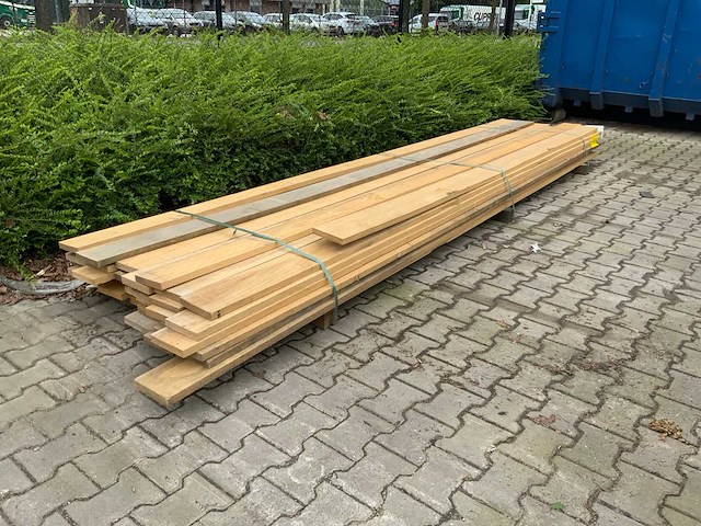 Vuren plank 4280x155x30mm (42x) - afbeelding 8 van  8