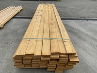 Vuren plank 4300x130x25mm (98x) - afbeelding 4 van  8