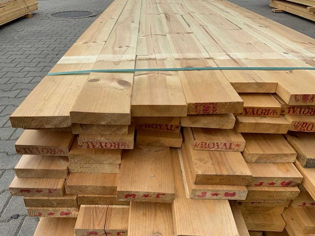 Vuren plank 4500/4800x120x28mm (136x) - afbeelding 9 van  9