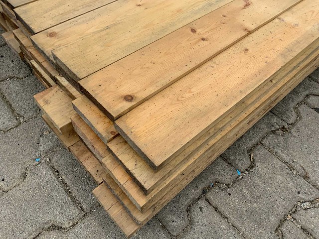 Vuren plank 4500x95x20mm (55x) - afbeelding 7 van  7