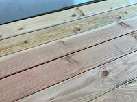 Vuren plank 450x14x1,7 cm (100x) - afbeelding 4 van  5