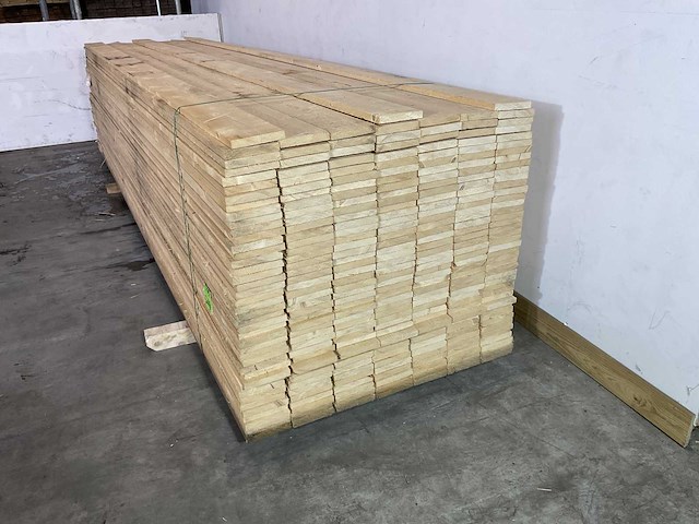 Vuren plank 450x15x2,2 cm (40x) - afbeelding 2 van  5