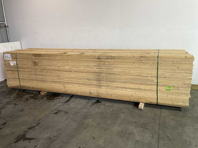 Vuren plank 450x15x2,2 cm (40x) - afbeelding 1 van  4
