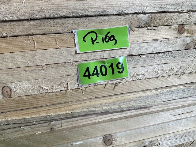 Vuren plank 450x15x2,2 cm (40x) - afbeelding 4 van  4