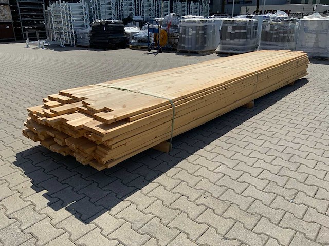 Vuren plank 4800-5100x120x25mm (120x) - afbeelding 1 van  7