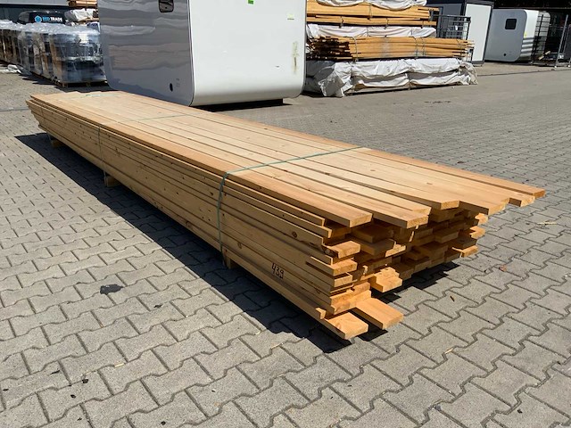 Vuren plank 4800-5100x120x25mm (120x) - afbeelding 2 van  7