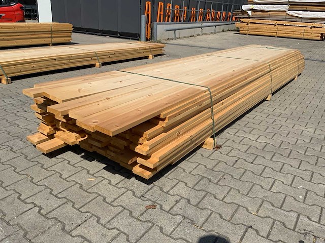 Vuren plank 4800-5100x120x25mm (120x) - afbeelding 3 van  7