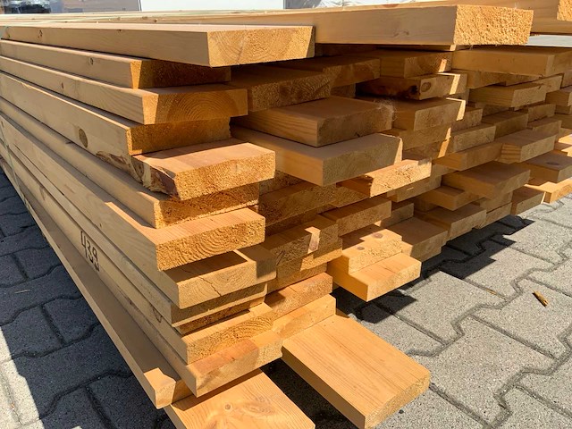 Vuren plank 4800-5100x120x25mm (120x) - afbeelding 6 van  7
