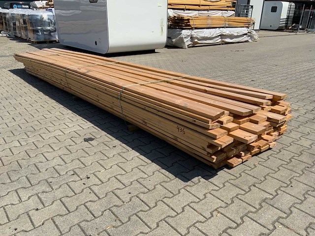 Vuren plank 4800-5400x120x25mm (110x) - afbeelding 2 van  7