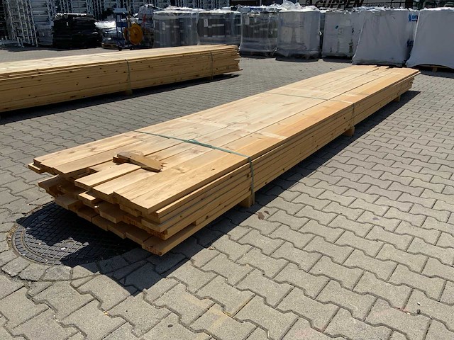 Vuren plank 4800-5400x120x30mm (64x) - afbeelding 6 van  7