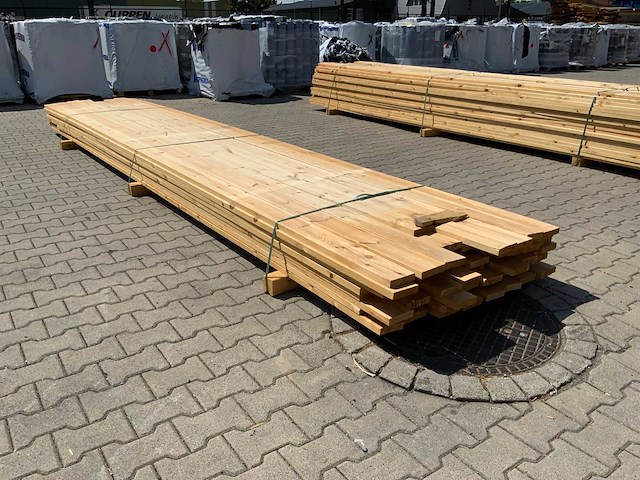 Vuren plank 4800-5400x120x30mm (64x) - afbeelding 4 van  7