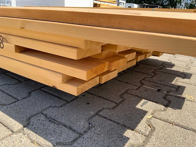 Vuren plank 4800-5400x120x30mm (64x) - afbeelding 7 van  7