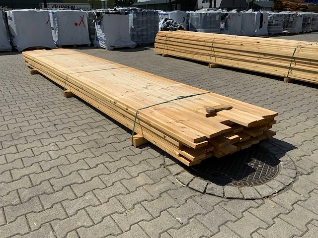 Vuren plank 4800-5400x120x30mm (64x) - afbeelding 4 van  7