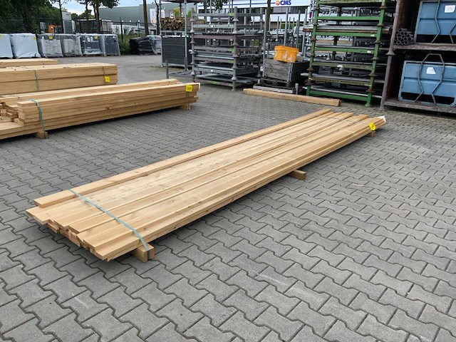 Vuren plank 4800x120x26mm (20x) - afbeelding 1 van  8