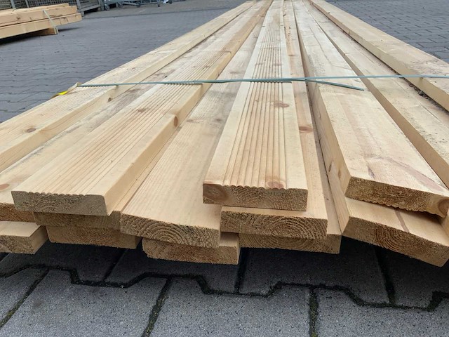 Vuren plank 4800x120x26mm (20x) - afbeelding 8 van  8