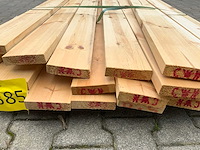 Vuren plank 4800x120x28mm (25x) - afbeelding 1 van  1