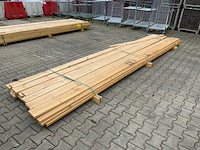 Vuren plank 4800x120x28mm (25x) - afbeelding 1 van  8