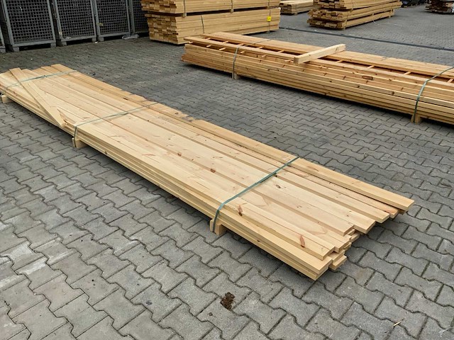Vuren plank 4800x120x28mm (25x) - afbeelding 5 van  8