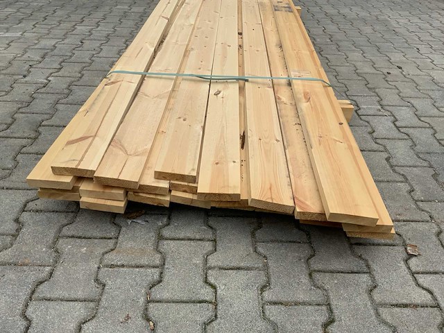 Vuren plank 4800x120x28mm (25x) - afbeelding 4 van  10