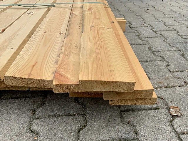 Vuren plank 4800x120x28mm (25x) - afbeelding 5 van  10