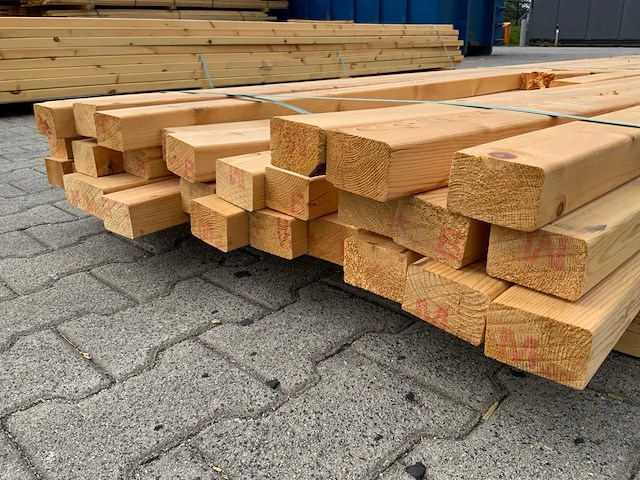 Vuren plank 4800x70x50mm (30x) - afbeelding 6 van  7