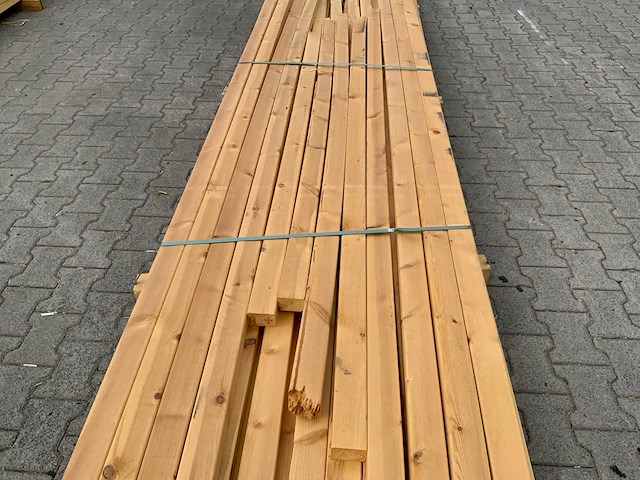Vuren plank 4800x70x50mm (30x) - afbeelding 7 van  7
