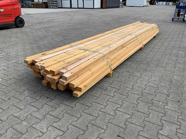 Vuren plank 4800x70x50mm 52st nieuw - afbeelding 1 van  1