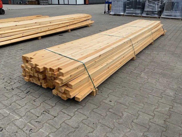 Vuren plank 4800x70x50mm (79x) - afbeelding 3 van  7