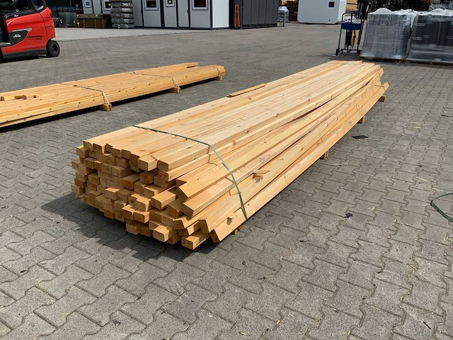 Vuren plank 4800x70x50mm 83st nieuw - afbeelding 1 van  1