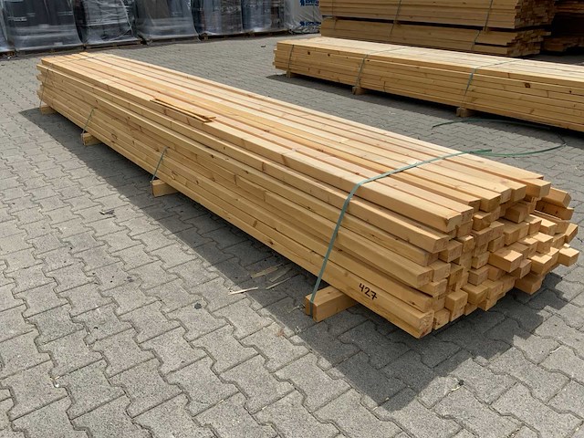 Vuren plank 4800x70x50mm (83x) - afbeelding 2 van  7