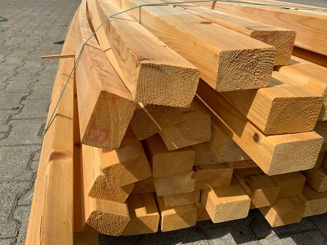 Vuren plank 4800x70x50mm (83x) - afbeelding 7 van  7