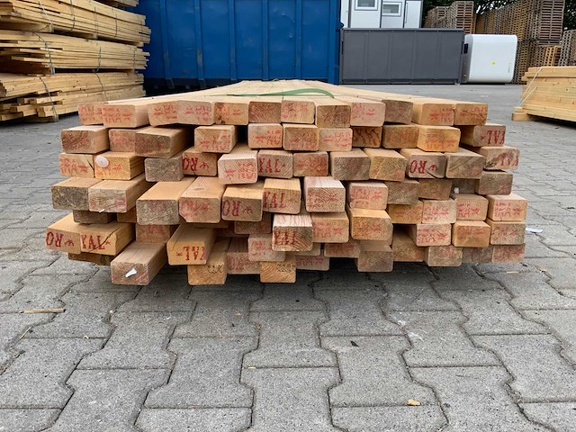 Vuren plank 4800x70x50mm (84x) - afbeelding 2 van  3