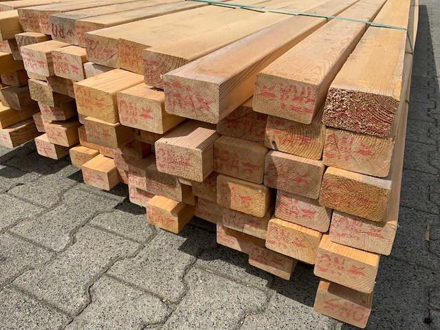 Vuren plank 4805x70x45mm (91x) - afbeelding 7 van  7