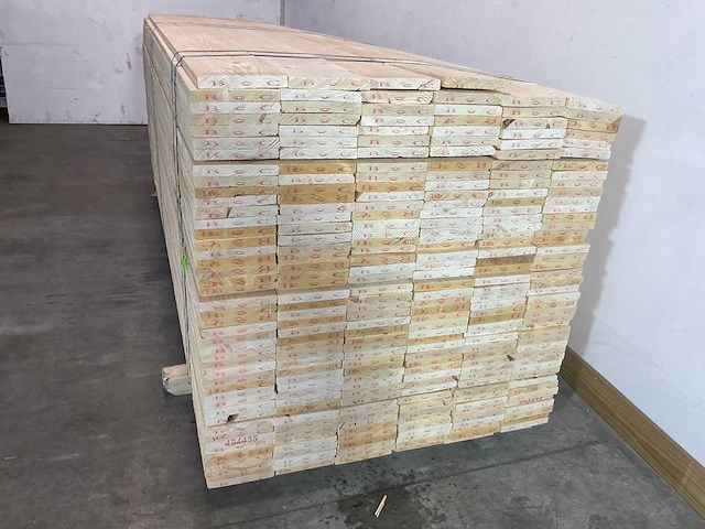 Vuren plank 480x17,5x2,2 cm (60x) - afbeelding 6 van  7