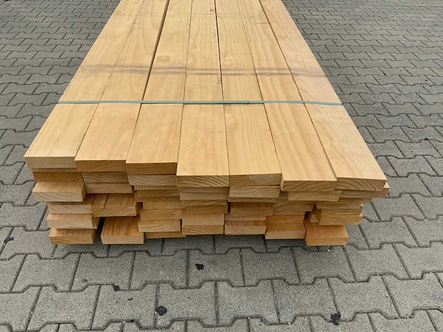 Vuren plank 4870x145x45mm (63x) - afbeelding 3 van  7