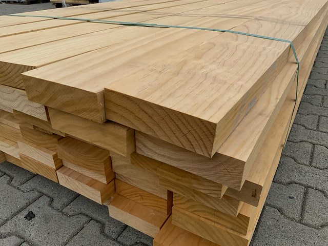 Vuren plank 4870x145x45mm (63x) - afbeelding 5 van  7