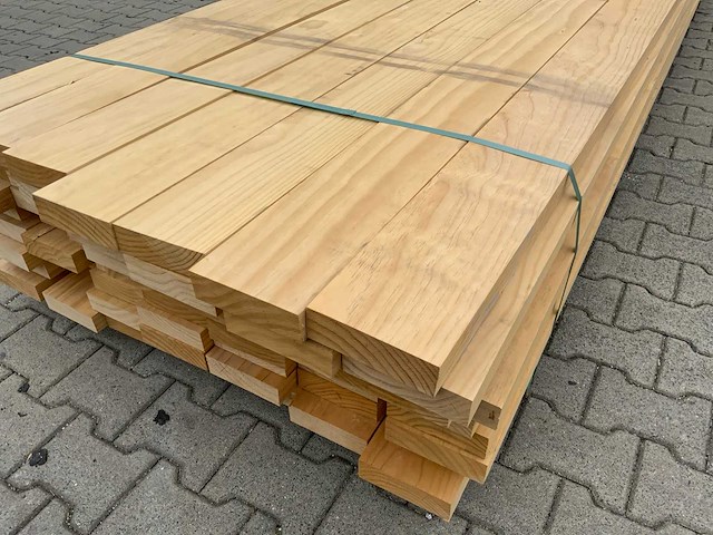 Vuren plank 4870x145x45mm (63x) - afbeelding 6 van  7
