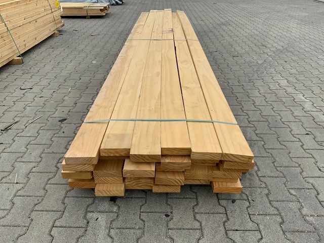 Vuren plank 4875x145x43mm (36x) - afbeelding 3 van  7