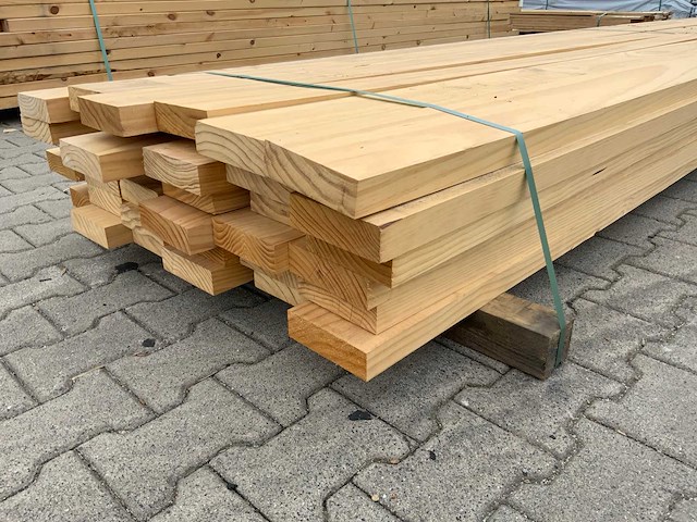 Vuren plank 4875x145x43mm (36x) - afbeelding 6 van  7