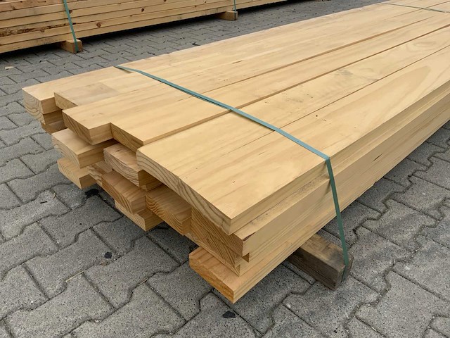 Vuren plank 4875x145x43mm (36x) - afbeelding 7 van  7