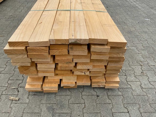 Vuren plank 4875x145x43mm (84x) - afbeelding 2 van  8