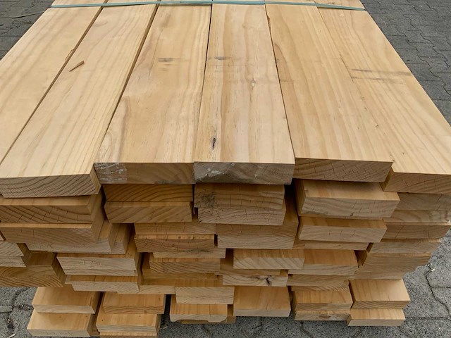 Vuren plank 4875x145x43mm (84x) - afbeelding 7 van  8